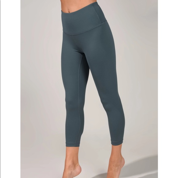 NWT 90 Degree by Reflex "Squat Proof" Interlink High Waist Capri in Lilac Mist - Picture 4 of 16